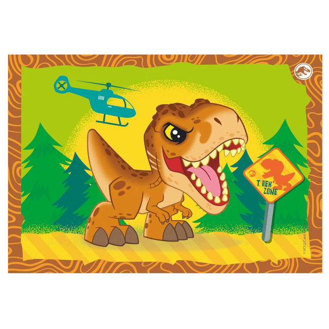 Пазли - Пазл Clementoni Jurassic World 4 в 1 (21521)#4