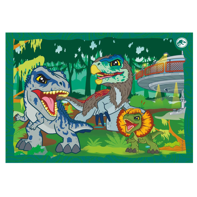 Пазли - Пазл Clementoni Jurassic World 4 в 1 (21521)#5