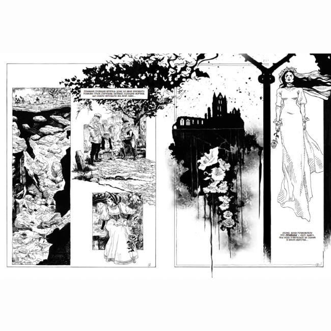 Комікси, манга та книги про героїв (7+ років) - Книжка «Графічний роман. Дракула. Брем Стокер» Жорж Бесс (9786170995087)#6