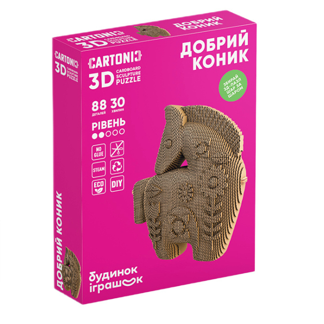 3D-пазлы - 3D пазл Cartonic Добрый конек (CARTKONYK)#5