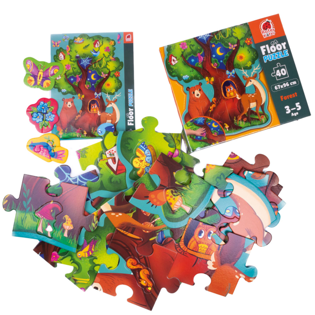 Пазли - Пазл Roter Kafer Лісові звірята 40 елементів (RK7010-04)#2