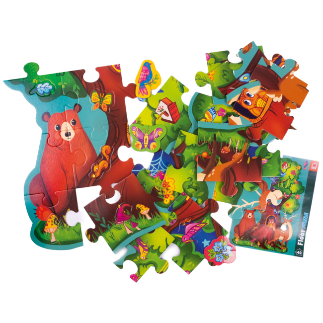 Пазлы - Пазл Roter Kafer Лесные зверьки 40 элементов (RK7010-04)#3