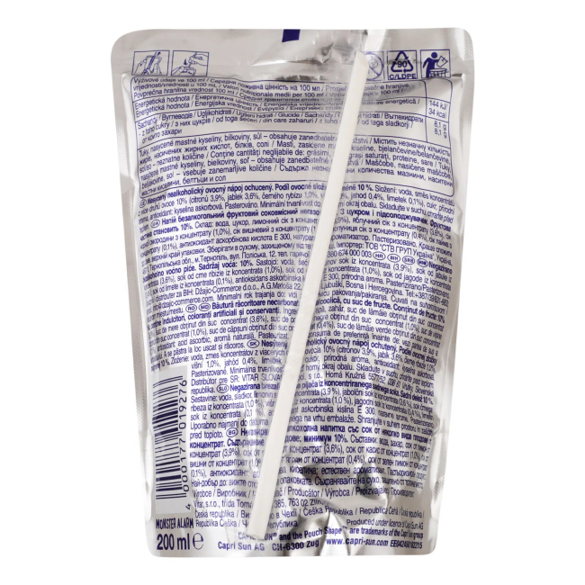 Сладости - Напиток сокосодержащий Capri Sun Вспышка наслаждения 200 мл (4000177019276)#2