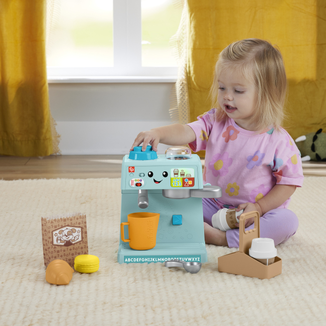Наборы профессий - Игровой набор Fisher-Price Кофемашина с технологией Smart Stages англоязычная (HTW96)#4