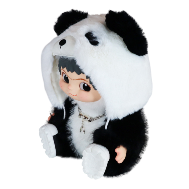 Персонажи мультфильмов - Мягкая игрушка Pop Top Letsvan Wakuku Панда 800% (17WK-P8-P1)#2