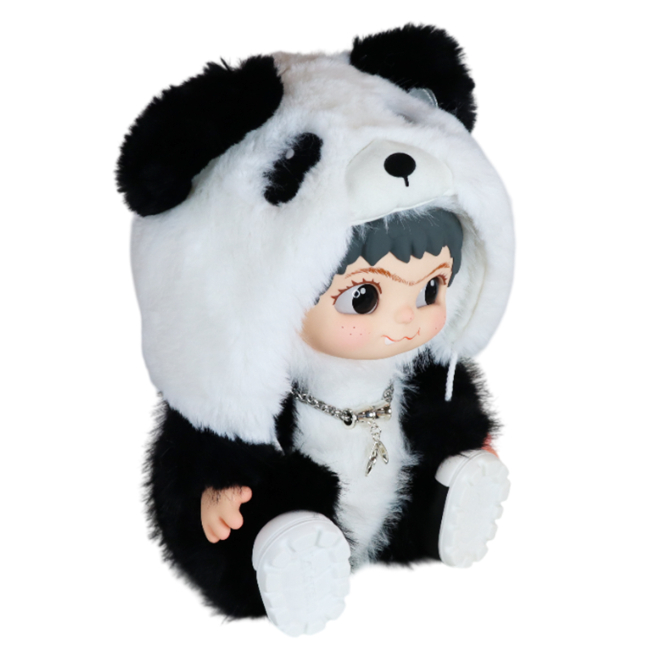 Персонажи мультфильмов - Мягкая игрушка Pop Top Letsvan Wakuku Панда 800% (17WK-P8-P1)#3