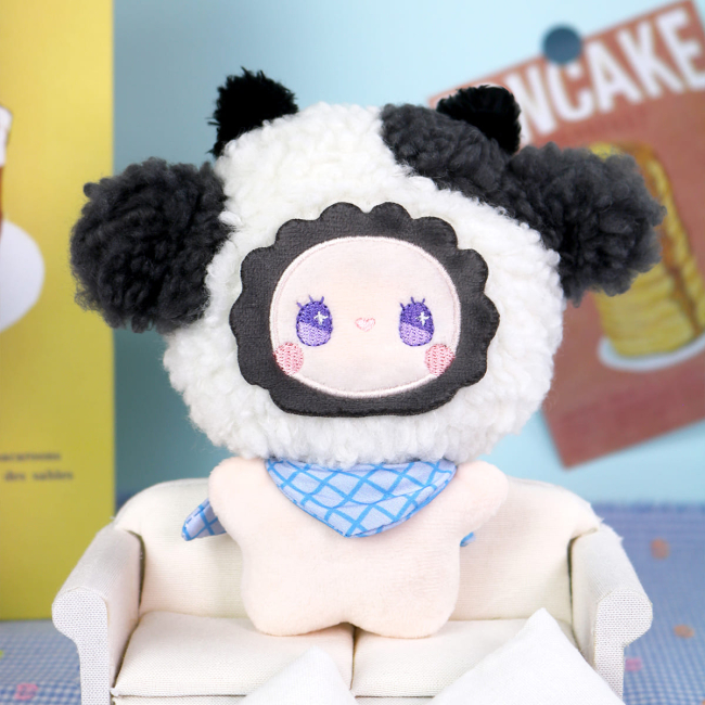 Персонажи мультфильмов - Мягкая игрушка-сюрприз Pop Top Lucky Emma Fuzzy Family Кавайчики (MJ-000096)#6