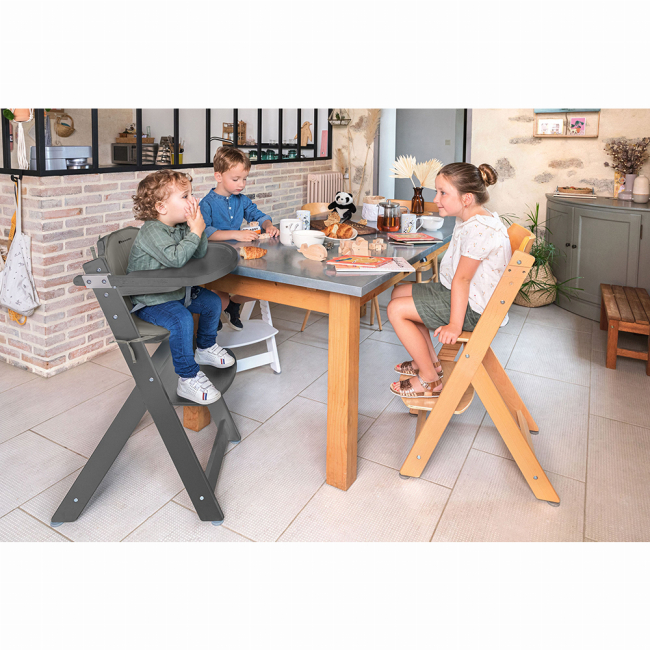 Товары по уходу - Стульчик для кормления с вкладышем Bebe Confort Timba Light Wood/Beige (2771073210)#8