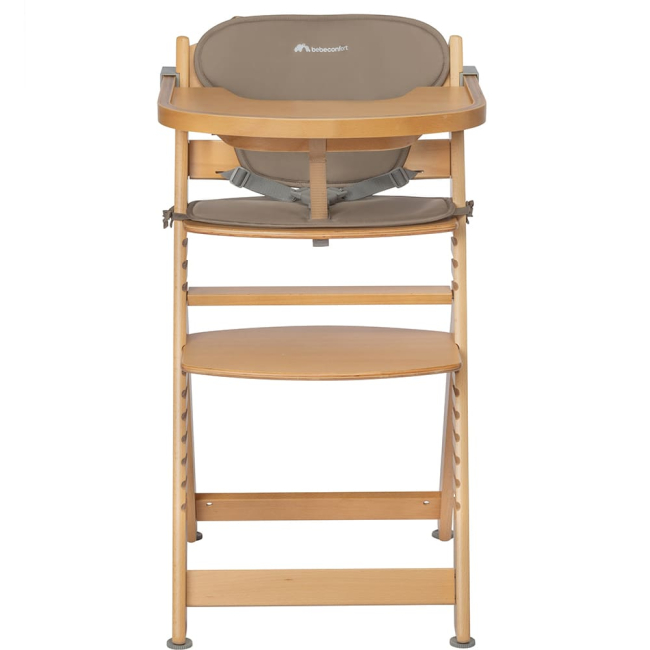 Товары по уходу - Стульчик для кормления с вкладышем Bebe Confort Timba Natural Wood/Beige (2771014210)#2