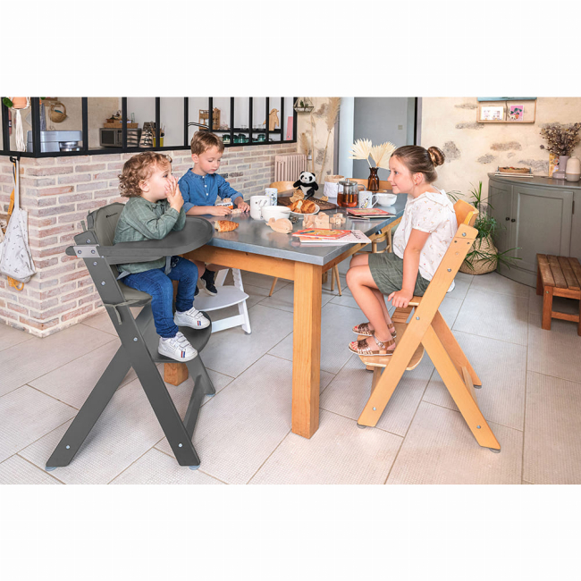 Товары по уходу - Стульчик для кормления с вкладышем Bebe Confort Timba Natural Wood/Beige (2771014210)#8