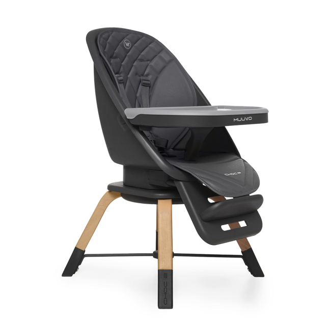 Товары по уходу - Стульчик для кормления Muuvo Choc2 Graphite New (M-CHOC-2-GRAPHITE-NEW)#4