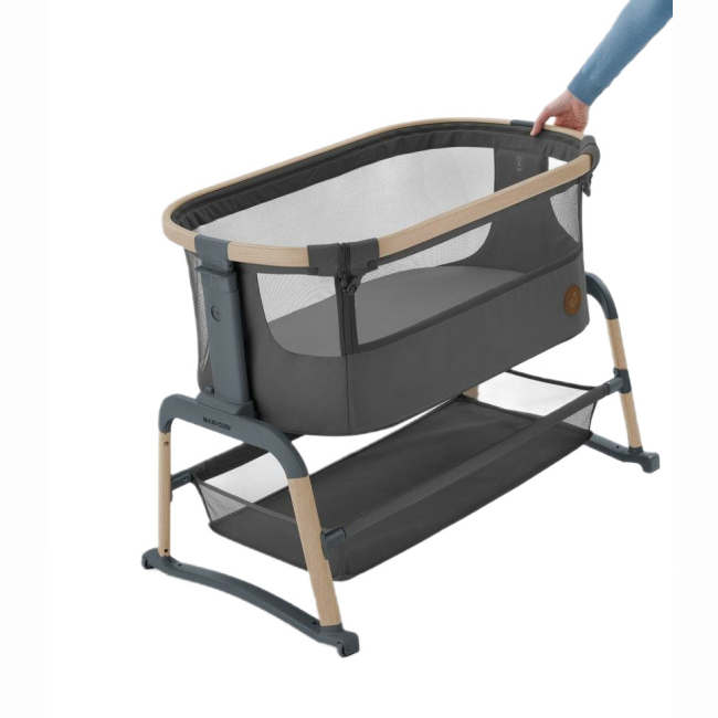 Манежі - Приставне ліжечко Maxi-Cosi Iora Air Beyond Graphite (2121043110)#8