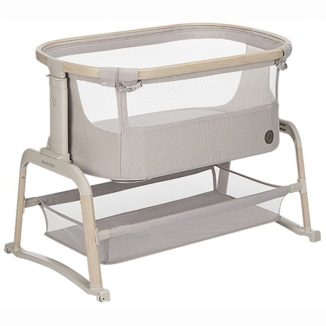 Манежі - ​Приставне ліжечко Maxi-Cosi Iora Air Classic Beige Eco (2121022300)#3