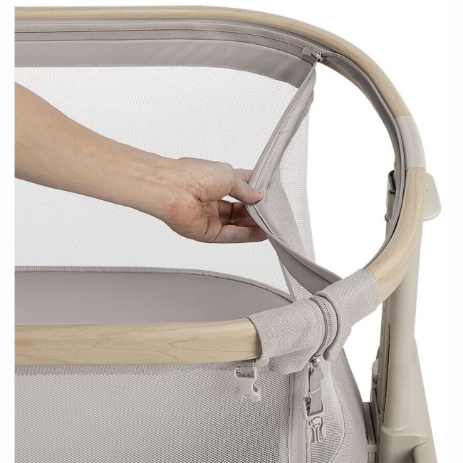 Манежі - ​Приставне ліжечко Maxi-Cosi Iora Air Classic Beige Eco (2121022300)#8