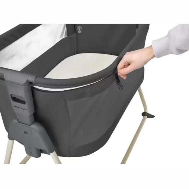 Манежі - Приставне ліжечко Maxi-Cosi Tori Beyond Graphite Eco (2029043110)#6