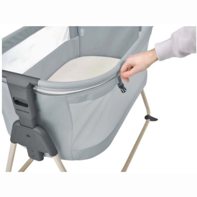 Манежі - ​Приставне ліжечко Maxi-Cosi Tori Beyond Grey Eco (2029052110)#5