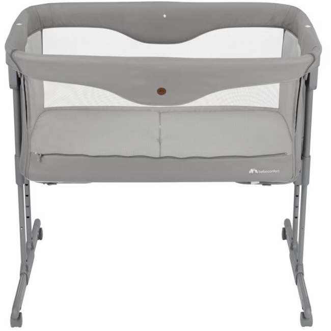 Манежі - ​Приставне ліжечко Bebe Confort Amara Tinted Grey (2011077210)#3