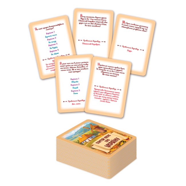 Настольные игры - Настольная игра Vladi Toys Спроси меня об Украине (VT5903-11)#2