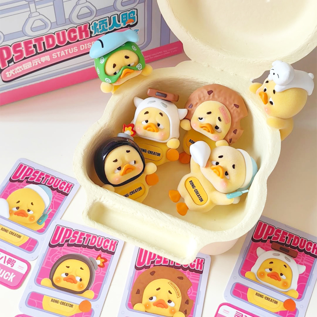 Фигурки животных - Коллекционная фигурка-сюрприз Pop Top 1983toys серии Upset Duck Особый муд (AP17183808900C)#3