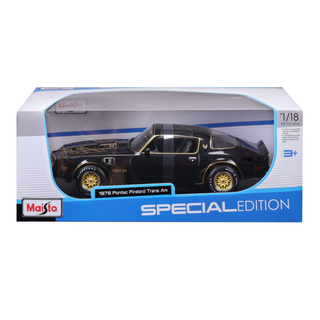 Автомодели - Автомодель Maisto 1978 Pontiac Firebird Trans Am. 1:18 (31464 met.black)#8