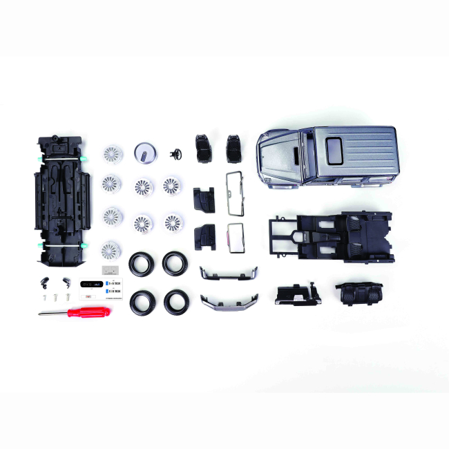 Конструкторы с уникальными деталями - Конструктор Maisto 2019 Mercedes-Benz G-Class 1:25 (39536 silver)#2