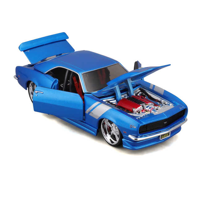 Автомодели - Автомодель Maisto 1968 Chevrolet Camaro Z/28 1:24 (32508 blue)#6