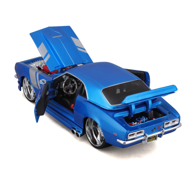 Автомодели - Автомодель Maisto 1968 Chevrolet Camaro Z/28 1:24 (32508 blue)#7
