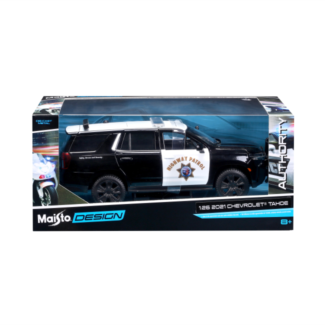 Транспорт и спецтехника - Автомодель Maisto 2021 Chevrolet Tahoe 1:26 (32548 black)#6