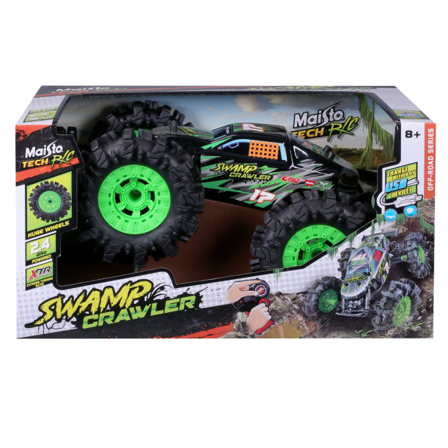 Радиоуправляемые модели - Автомодель на радиоуправлении Maisto Tech Swamp Crawler (82546 black)#9