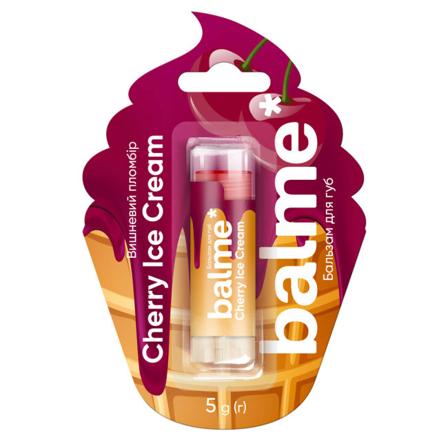 Косметика - Бальзам для губ Balme Cherry Ice Cream 5 г (4823109411890)#3