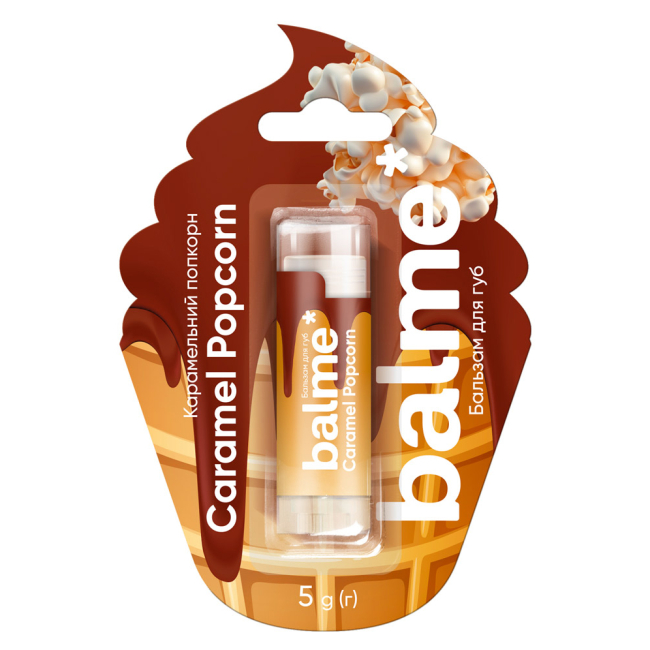 Косметика - ​Бальзам для губ Balme Caramel Popcorn 5 г (4823109411913)#3