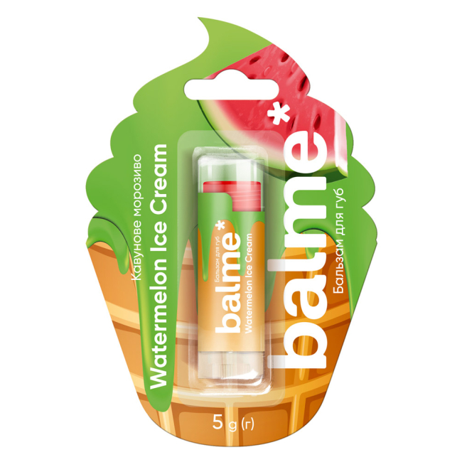 Косметика - ​Бальзам для губ Balme Watermelon Ice Cream 5 г (4823109411937)#3