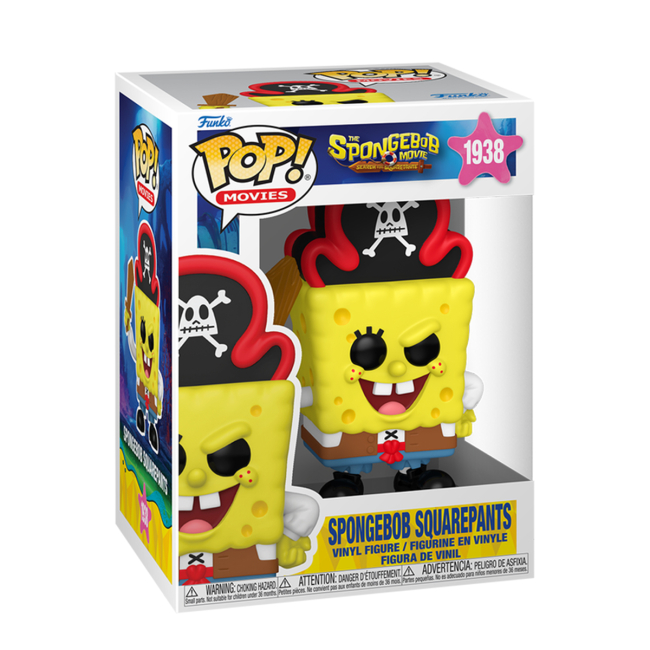 Фигурки персонажей - Фигурка Funko Pop Sponge Bob Square Pants Пират Губка Боб (83590)#2