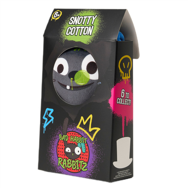 Мягкие животные - Мягкая игрушка Bad Habit Rabbit Snotty Cotton 19 см (BHR17/1)#3