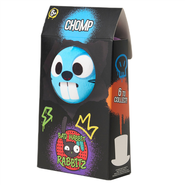 Мягкие животные - Мягкая игрушка Bad Habit Rabbit Chomp 19 см (BHR17/3)#3
