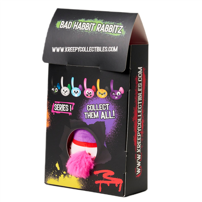 Мягкие животные - Мягкая игрушка Bad Habit Rabbit Dingle Berry 19 см (BHR17/4)#4