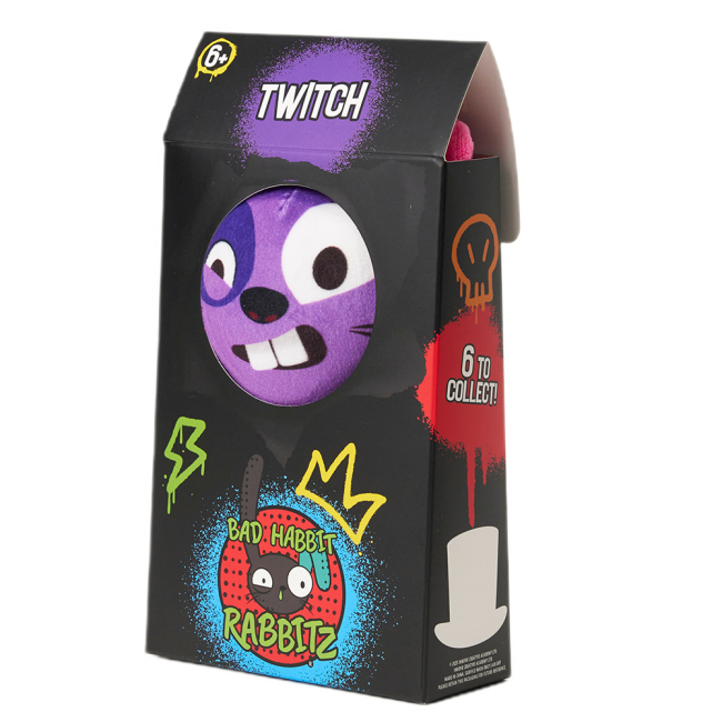 Мягкие животные - Мягкая игрушка Bad Habbit Rabbitz Twitch 19 см (BHR17/6)#3