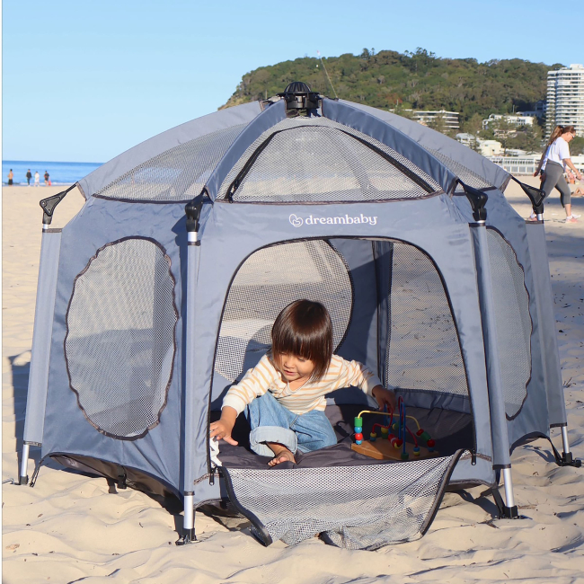 Манежі - Манеж DreamBaby Adventure Blue/Grey (G9510)#6