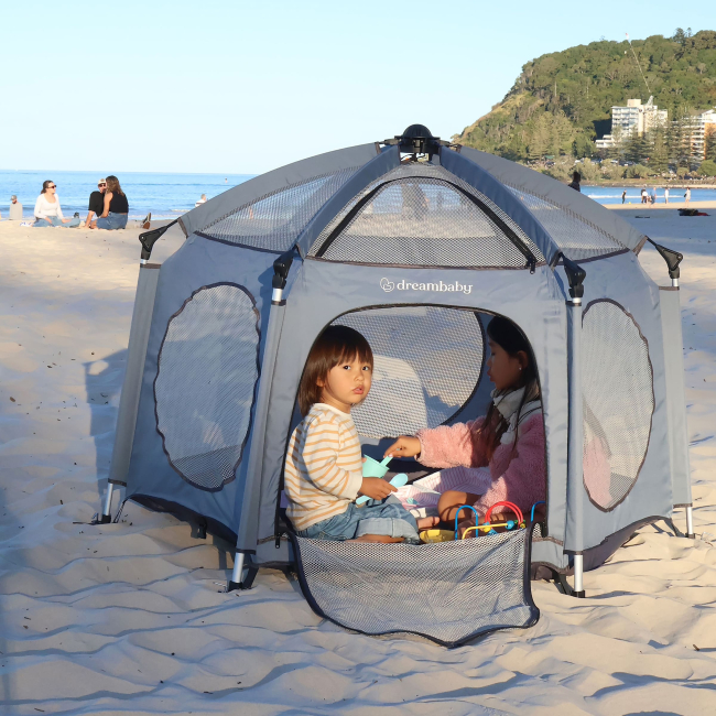 Манежі - Манеж DreamBaby Adventure Blue/Grey (G9510)#7