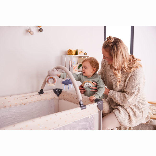 Манежі - ​Манеж Hauck Dream N Play Go Pooh Rainbow Beige (60889-0)#6