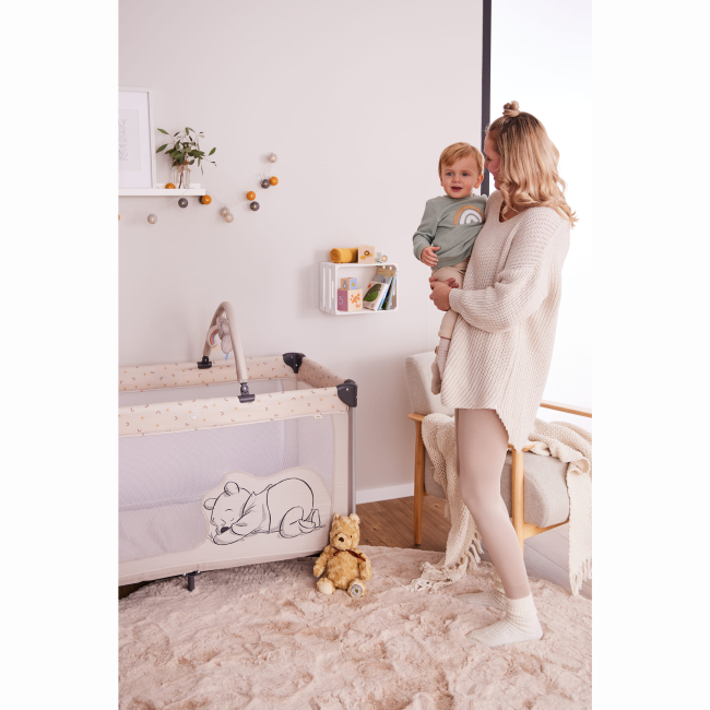 Манежі - ​Манеж Hauck Dream N Play Go Pooh Rainbow Beige (60889-0)#7