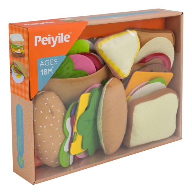 Наборы профессий - ​Игровой набор Країна Іграшок Мягкие продукты фаст фуд (6331)#3