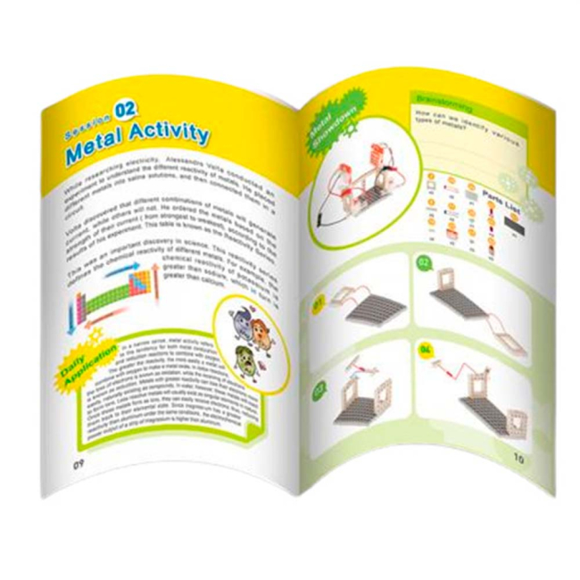 Научные игры, фокусы и опыты - Набор Gigo Химическая батарея (1242)#4