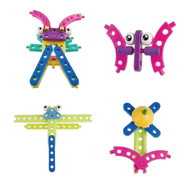 Конструкторы с уникальными деталями - Конструктор Gigo Креативная панель Трассы 175 деталей (1404)#3