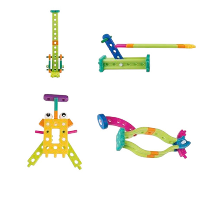 Конструкторы с уникальными деталями - Конструктор Gigo Креативная панель Трассы 175 деталей (1404)#4