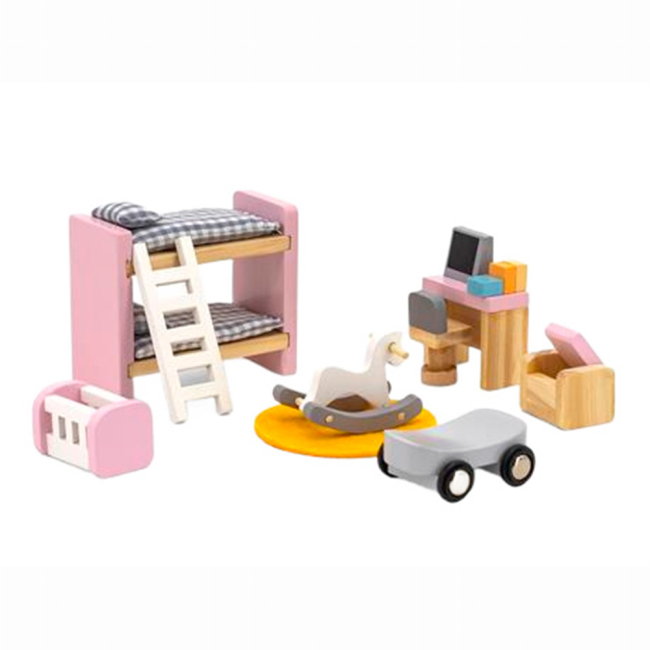 Меблі та будиночки - Меблі для ляльок PolarB Дитяча кімната (44036)#2