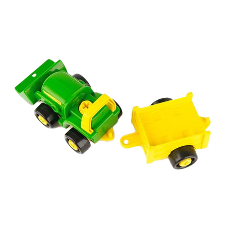 Машинки для малышей - Игровой набор John Deere Kids Трактор с ковшом и прицепом (47209)#4