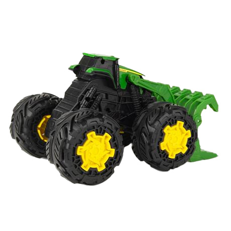 Машинки для малышей - Трактор John Deere Kids Monster Treads с ковшом и большими колесами (47327)#3