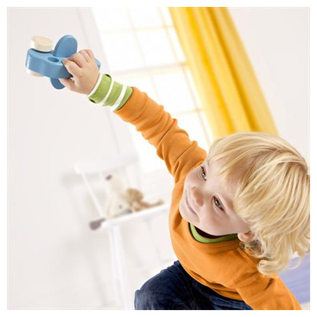 Транспорт і спецтехніка - Дерев'яний літак Hape Маленький льотчик (E0050)#3