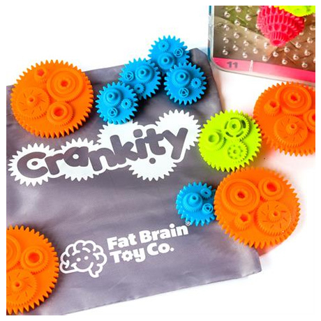 Головоломки - Головоломка Fat Brain Toys Crankity Разноцветные шестерни (FA140-1)#4
